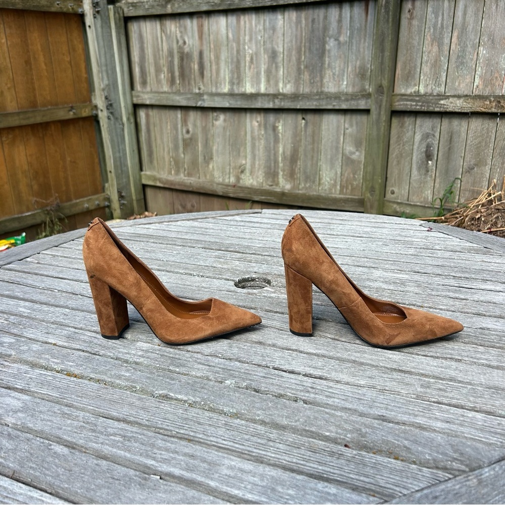 Guess Brown Suede Heels
